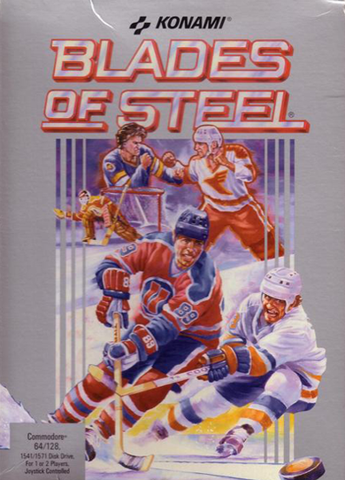 Blades Of Steel box art for Commodore 64